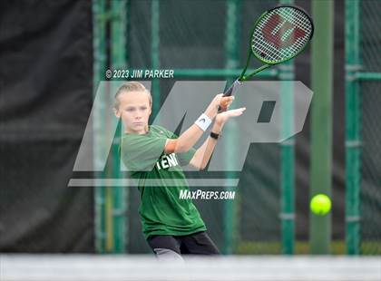 Thumbnail 2 in UIL Team Tennis 4A Semifinal photogallery.