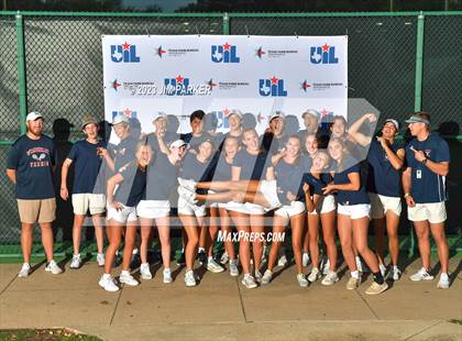 Thumbnail 3 in UIL Team Tennis 4A Semifinal photogallery.