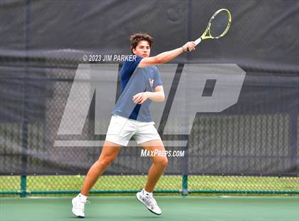 Thumbnail 2 in UIL Team Tennis 4A Semifinal photogallery.