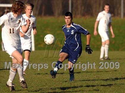 Thumbnail 3 in Staples @ Amity (CIAC Class LL Quarterfinal) photogallery.