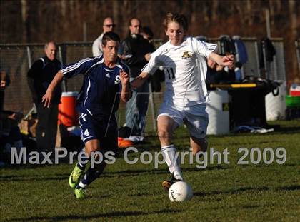 Thumbnail 3 in Staples @ Amity (CIAC Class LL Quarterfinal) photogallery.