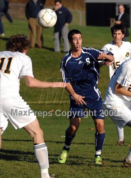 Thumbnail 3 in Staples @ Amity (CIAC Class LL Quarterfinal) photogallery.