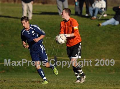 Thumbnail 3 in Staples @ Amity (CIAC Class LL Quarterfinal) photogallery.