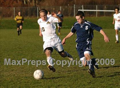 Thumbnail 1 in Staples @ Amity (CIAC Class LL Quarterfinal) photogallery.