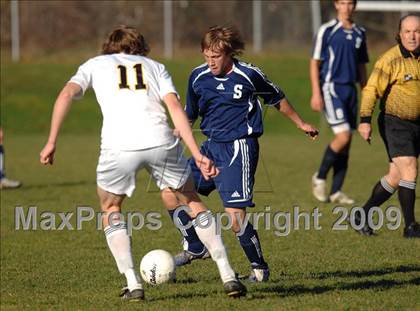 Thumbnail 3 in Staples @ Amity (CIAC Class LL Quarterfinal) photogallery.