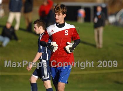 Thumbnail 3 in Staples @ Amity (CIAC Class LL Quarterfinal) photogallery.