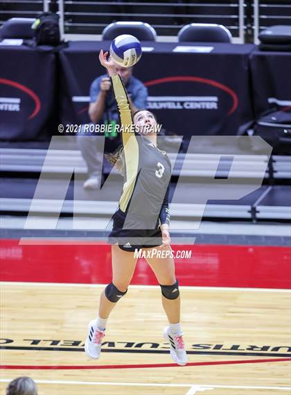 Thumbnail 3 in Beckville vs. Crawford (UIL Volleyball 2A Semifinals) photogallery.