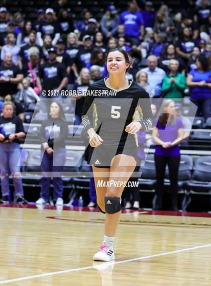 Thumbnail 3 in Beckville vs. Crawford (UIL Volleyball 2A Semifinals) photogallery.