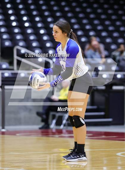 Thumbnail 3 in Beckville vs. Crawford (UIL Volleyball 2A Semifinals) photogallery.
