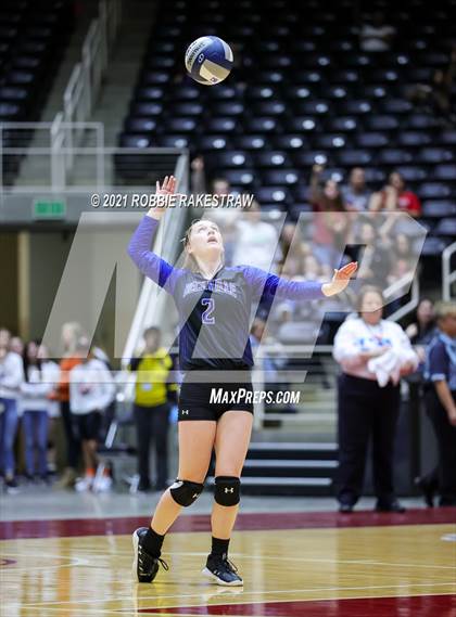 Thumbnail 2 in Beckville vs. Crawford (UIL Volleyball 2A Semifinals) photogallery.