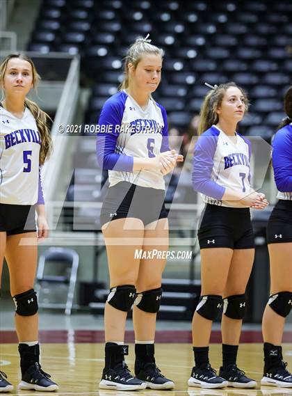 Thumbnail 2 in Beckville vs. Crawford (UIL Volleyball 2A Semifinals) photogallery.
