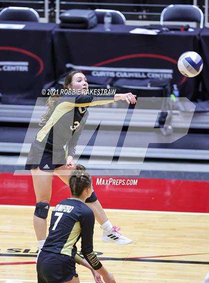 Thumbnail 2 in Beckville vs. Crawford (UIL Volleyball 2A Semifinals) photogallery.