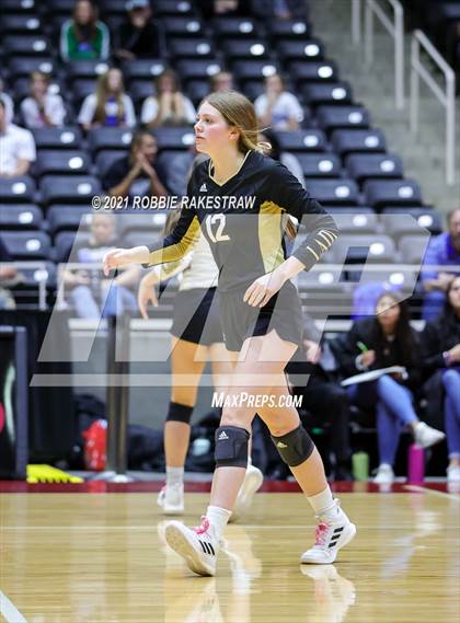 Thumbnail 3 in Beckville vs. Crawford (UIL Volleyball 2A Semifinals) photogallery.