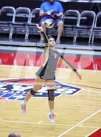 Thumbnail 1 in Beckville vs. Crawford (UIL Volleyball 2A Semifinals) photogallery.