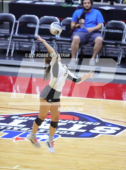 Thumbnail 1 in Beckville vs. Crawford (UIL Volleyball 2A Semifinals) photogallery.