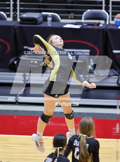 Thumbnail 1 in Beckville vs. Crawford (UIL Volleyball 2A Semifinals) photogallery.