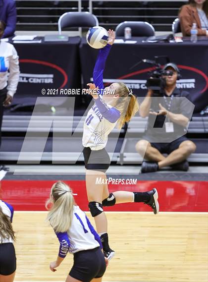 Thumbnail 1 in Beckville vs. Crawford (UIL Volleyball 2A Semifinals) photogallery.