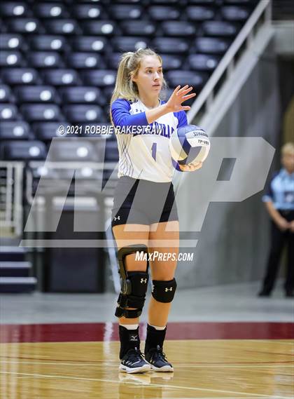 Thumbnail 3 in Beckville vs. Crawford (UIL Volleyball 2A Semifinals) photogallery.