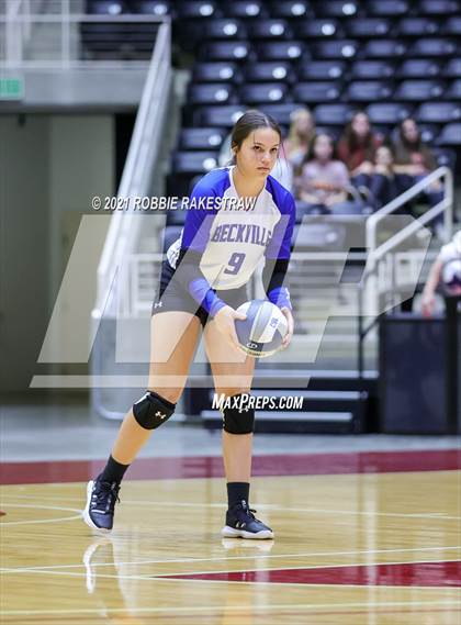 Thumbnail 1 in Beckville vs. Crawford (UIL Volleyball 2A Semifinals) photogallery.