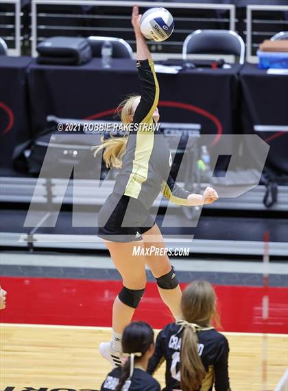 Thumbnail 2 in Beckville vs. Crawford (UIL Volleyball 2A Semifinals) photogallery.