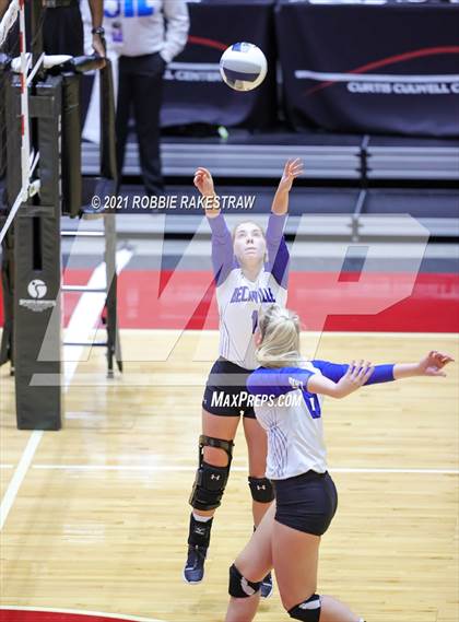 Thumbnail 1 in Beckville vs. Crawford (UIL Volleyball 2A Semifinals) photogallery.