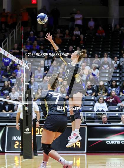 Thumbnail 2 in Beckville vs. Crawford (UIL Volleyball 2A Semifinals) photogallery.