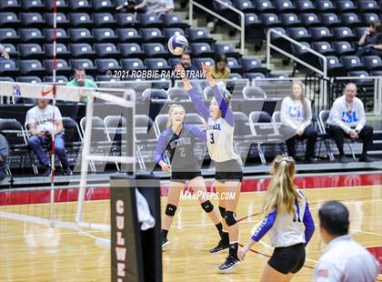 Thumbnail 1 in Beckville vs. Crawford (UIL Volleyball 2A Semifinals) photogallery.