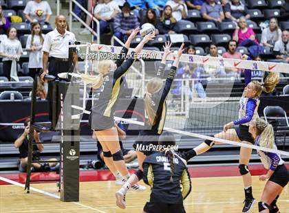 Thumbnail 2 in Beckville vs. Crawford (UIL Volleyball 2A Semifinals) photogallery.