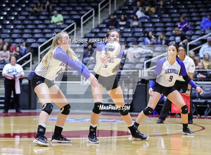 Thumbnail 2 in Beckville vs. Crawford (UIL Volleyball 2A Semifinals) photogallery.
