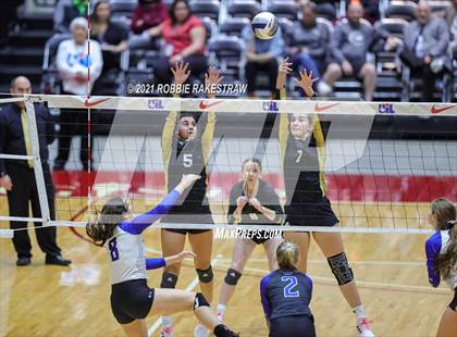 Thumbnail 1 in Beckville vs. Crawford (UIL Volleyball 2A Semifinals) photogallery.