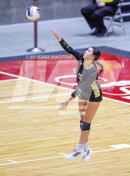 Thumbnail 3 in Beckville vs. Crawford (UIL Volleyball 2A Semifinals) photogallery.