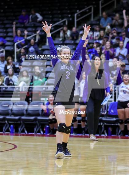 Thumbnail 1 in Beckville vs. Crawford (UIL Volleyball 2A Semifinals) photogallery.