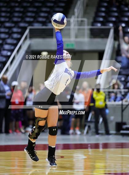 Thumbnail 1 in Beckville vs. Crawford (UIL Volleyball 2A Semifinals) photogallery.