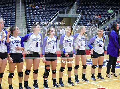 Thumbnail 3 in Beckville vs. Crawford (UIL Volleyball 2A Semifinals) photogallery.