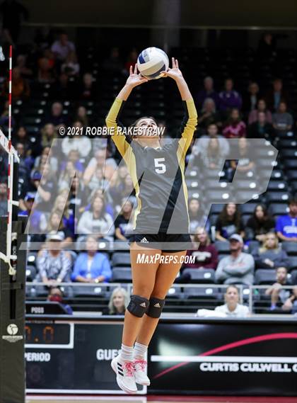 Thumbnail 3 in Beckville vs. Crawford (UIL Volleyball 2A Semifinals) photogallery.