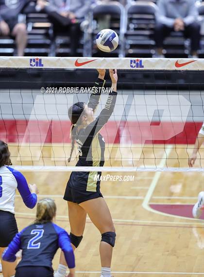 Thumbnail 3 in Beckville vs. Crawford (UIL Volleyball 2A Semifinals) photogallery.
