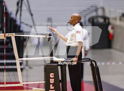 Thumbnail 2 in Beckville vs. Crawford (UIL Volleyball 2A Semifinals) photogallery.
