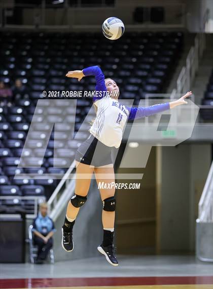 Thumbnail 2 in Beckville vs. Crawford (UIL Volleyball 2A Semifinals) photogallery.