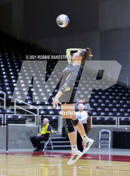 Thumbnail 1 in Beckville vs. Crawford (UIL Volleyball 2A Semifinals) photogallery.