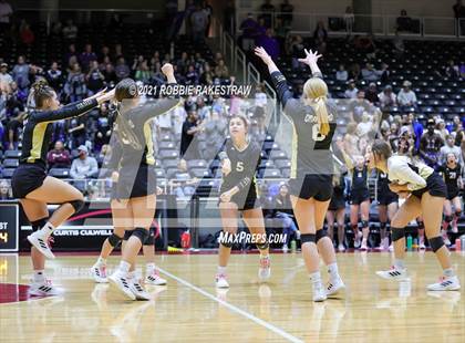 Thumbnail 2 in Beckville vs. Crawford (UIL Volleyball 2A Semifinals) photogallery.