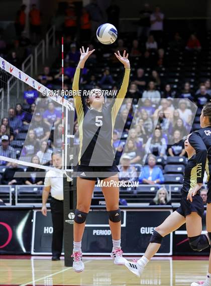 Thumbnail 1 in Beckville vs. Crawford (UIL Volleyball 2A Semifinals) photogallery.