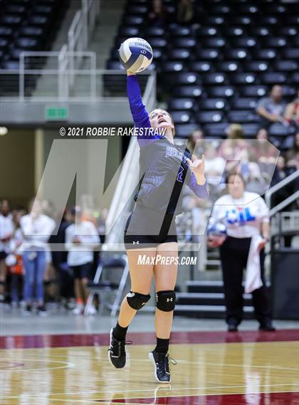 Thumbnail 1 in Beckville vs. Crawford (UIL Volleyball 2A Semifinals) photogallery.