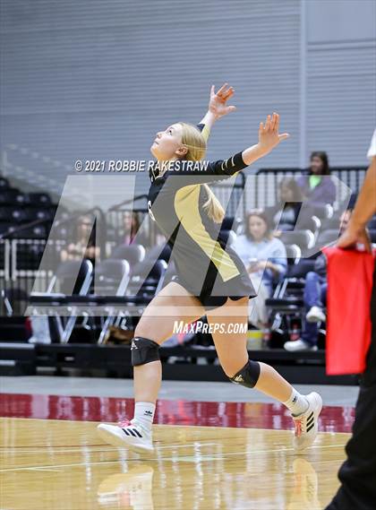 Thumbnail 3 in Beckville vs. Crawford (UIL Volleyball 2A Semifinals) photogallery.