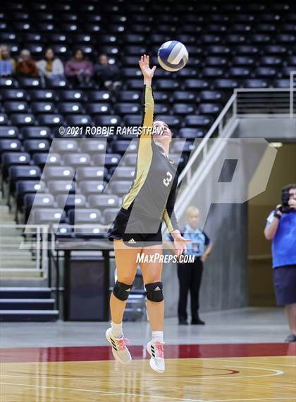 Thumbnail 1 in Beckville vs. Crawford (UIL Volleyball 2A Semifinals) photogallery.