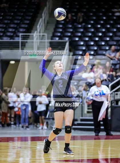 Thumbnail 3 in Beckville vs. Crawford (UIL Volleyball 2A Semifinals) photogallery.