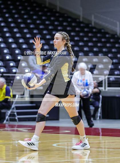 Thumbnail 1 in Beckville vs. Crawford (UIL Volleyball 2A Semifinals) photogallery.
