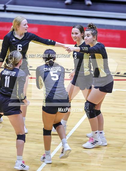 Thumbnail 3 in Beckville vs. Crawford (UIL Volleyball 2A Semifinals) photogallery.