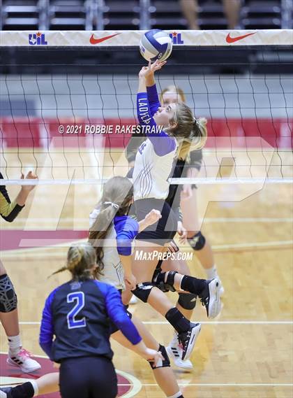 Thumbnail 3 in Beckville vs. Crawford (UIL Volleyball 2A Semifinals) photogallery.
