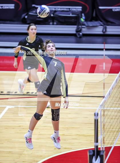 Thumbnail 3 in Beckville vs. Crawford (UIL Volleyball 2A Semifinals) photogallery.
