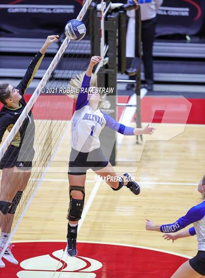 Thumbnail 2 in Beckville vs. Crawford (UIL Volleyball 2A Semifinals) photogallery.